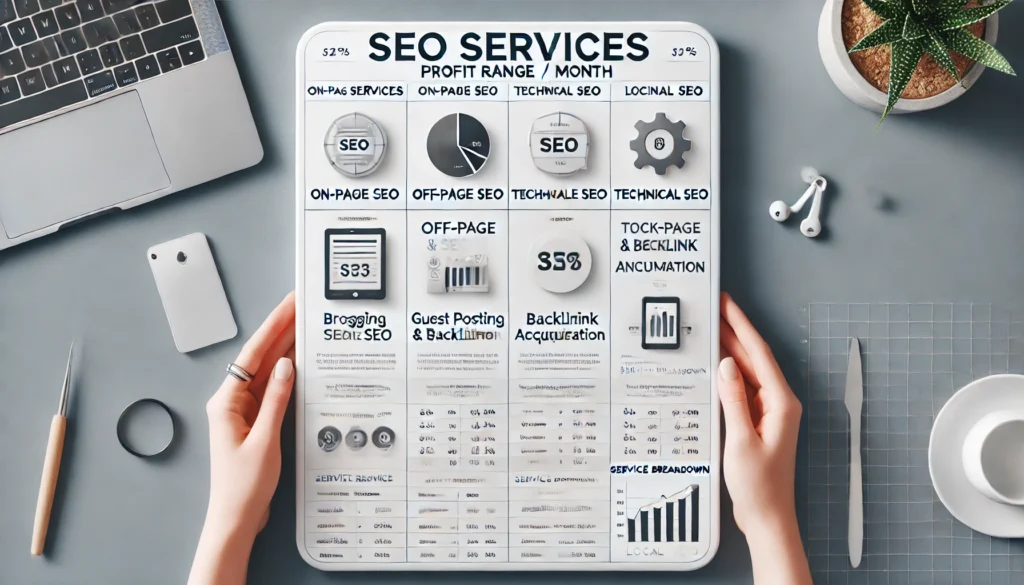 SEO Services and Price ranges